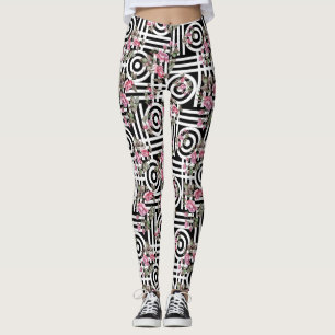 Círculo Rosa Watercolor Leggings