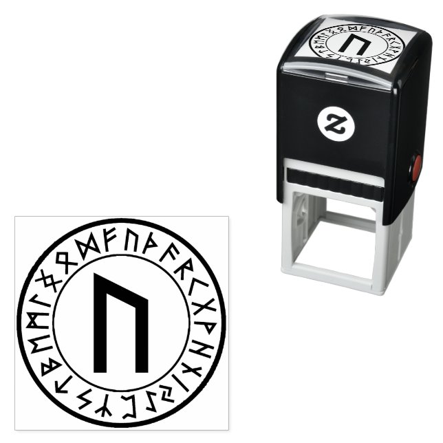 Círculo Rune [02]. Uruz] Carimbo de Autoimpressão (In Situ)