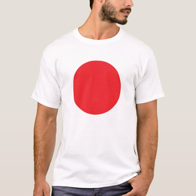 Círculo Vermelho / Japão - Camiseta de Tee Patriót (Frente)