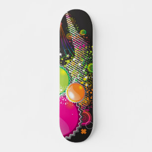 Círculos Abstrato coloridos skate