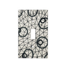 Círculos Abstrato preto e branco