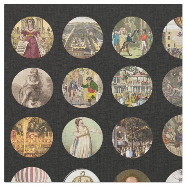 Círculos de Tecido do Jardim Vauxhall (Detalhe)