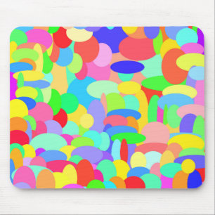 Círculos do Mousepad Colorido