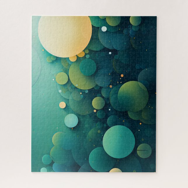 Círculos Geométricos Quebra-cabeça (Vertical)