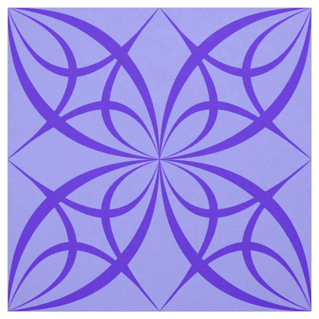 Círculos geométricos roxos tecido impressão (Modelo)