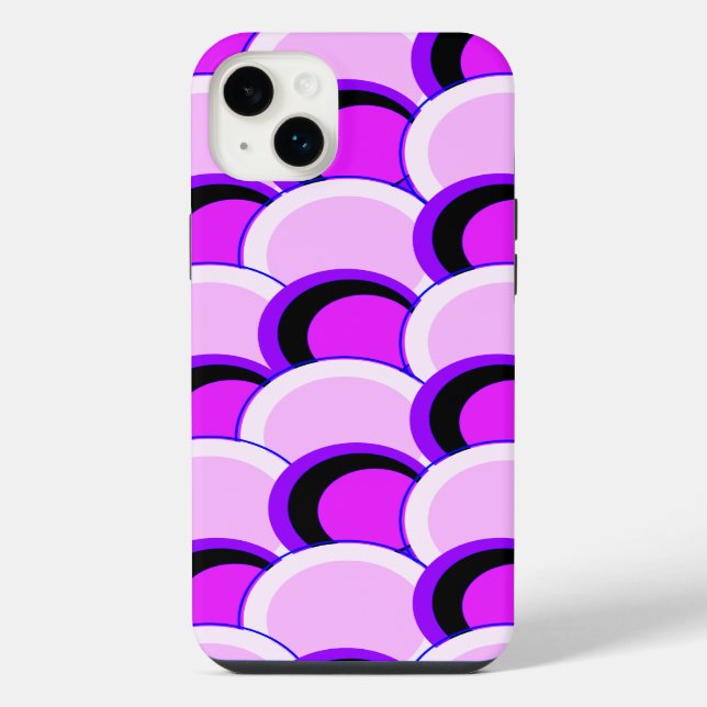 Círculos Mod Rosa e Roxo (Verso)