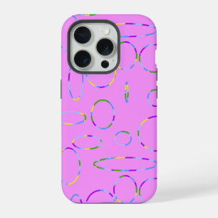 Círculos Modernos Rosa Loops