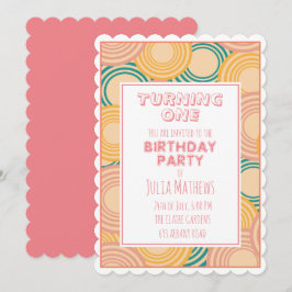 Círculos Psicodélicos - Convite RetroImpressão