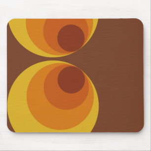 Círculos retros Mousepad