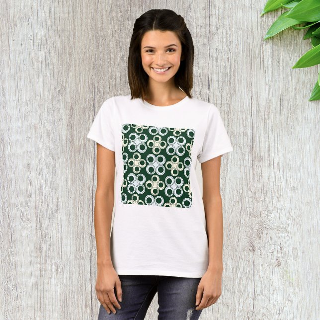 Círculos sem costura Womens T-Shirt (Criador carregado)