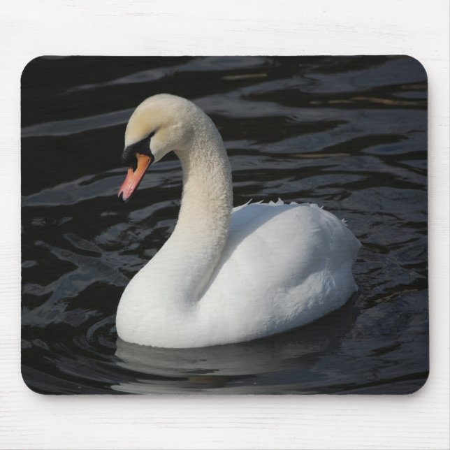 Cisne elegante 2 - mousepad (Frente)