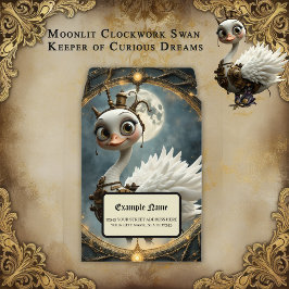 Cisne Mecânico ao Luar – Guardião de Sonhos Curios