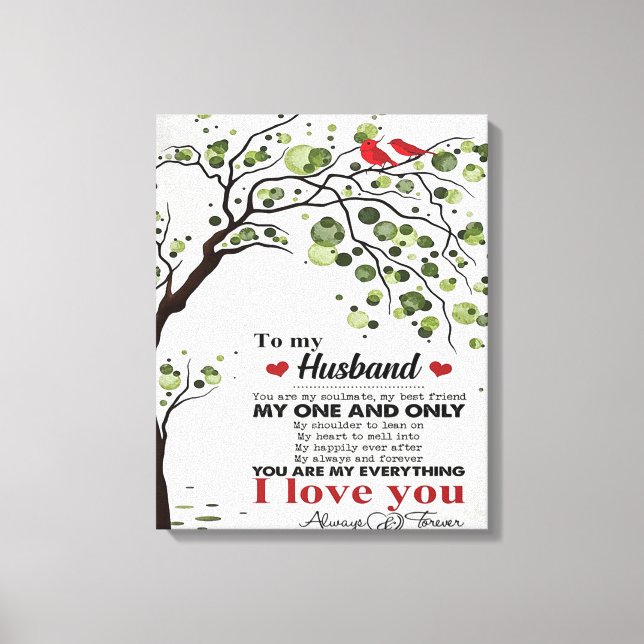 Citação De Amor Para Marido | Decoração cega (Frente)