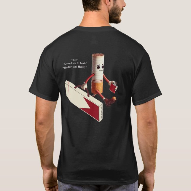 Citação de camisa masculina. (Verso)