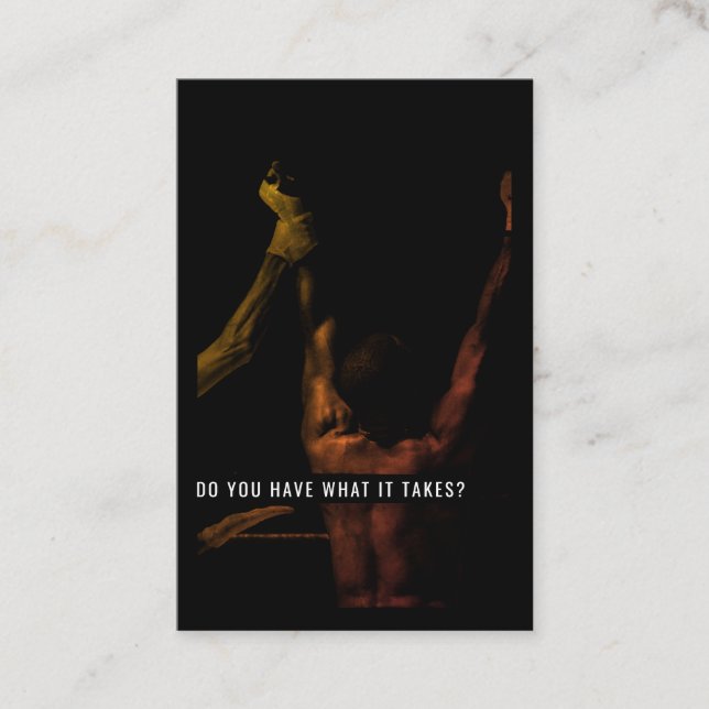 Citação de cartões de treinador motivacional e de  (Frente)