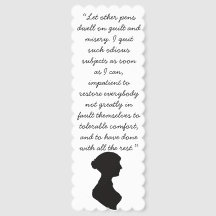 Citação de Jane Austen sobre escrita