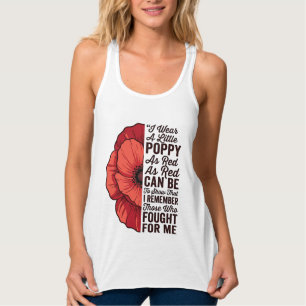 Citação de Lembrança de Papoula Vermelha Camisa Ve