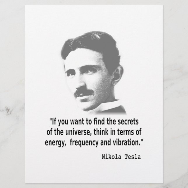 Citação De Nikola Tesla (Frente)