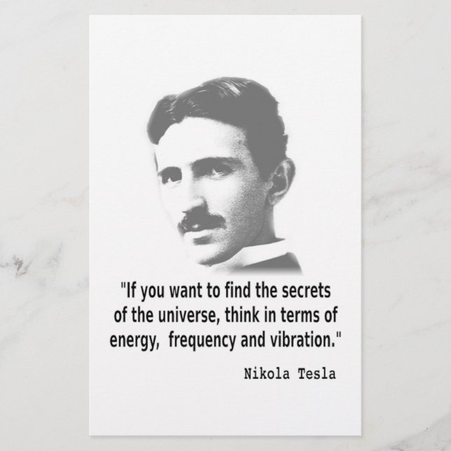 Citação De Nikola Tesla (Frente)