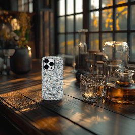 Citação de Nome Floral do Bordado Azul e Branco Pe