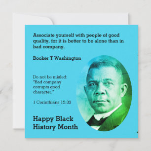 Citação de Script Motivacional BOOKER T WASHINGTON