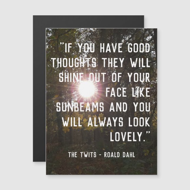 Citação de Uplifing Personalizável Magnética - Roa (Frente/Verso)