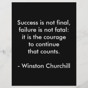 Citação de Winston Churchill; Sucesso