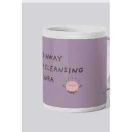 Citação Divertida Vibrações Relaxadas Caneca de Ca