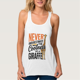 Citação Engraçada de Girafa Camiseta Vintage Vetor