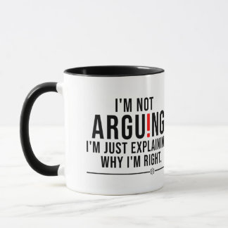 Citação Engraçada e Sarcástica Caneca de Café Mini