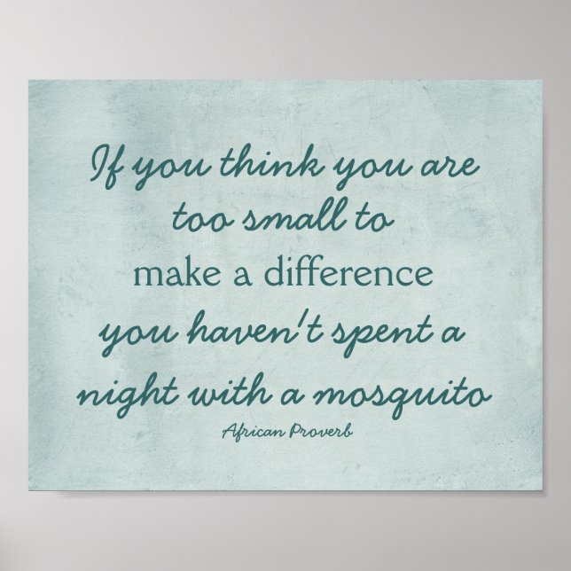 citação faz diferença poster (Frente)