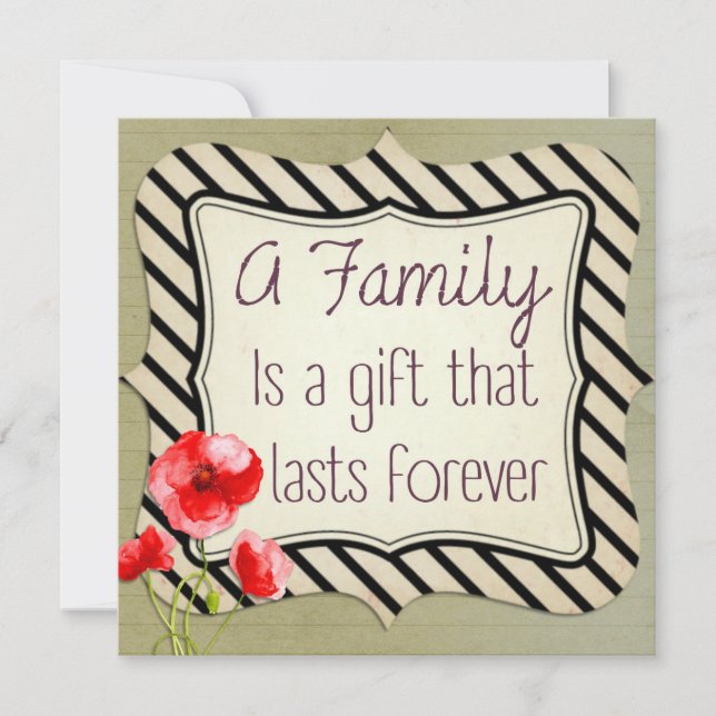 Citação Inspiradora da Família (Frente)