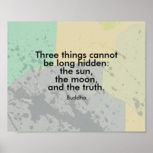 citação inspiradora poster Buddha no texto da verd
