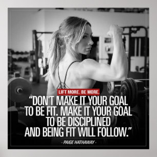 Citação Inspiradora - Poster de Motivação de W