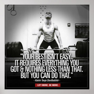 Citação Inspiradora - Poster de Motivação de W