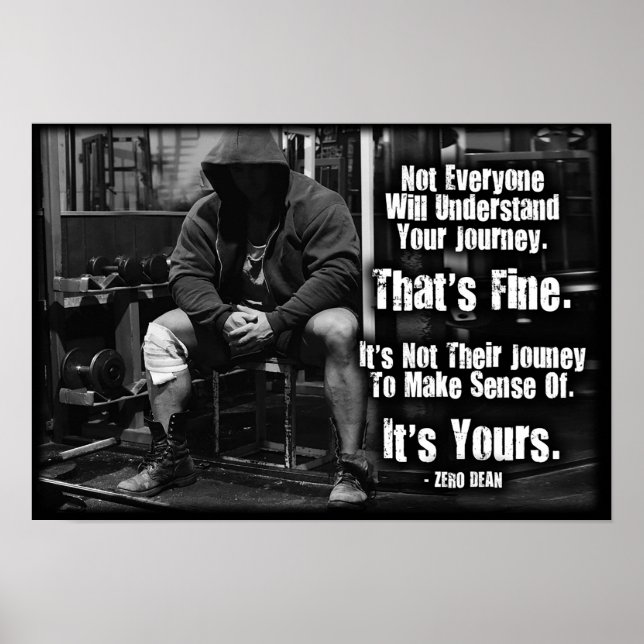 Citação Inspiradora - Poster de Motivação de Worko (Frente)