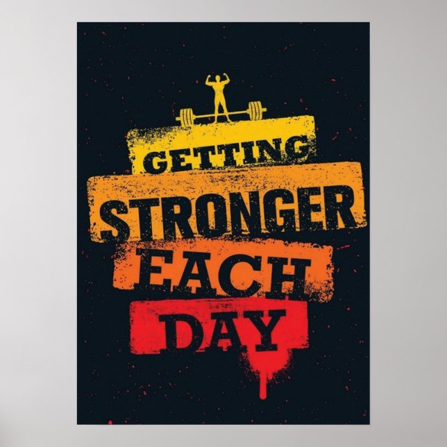 Citação Inspiradora - Poster de Motivação de Worko (Frente)