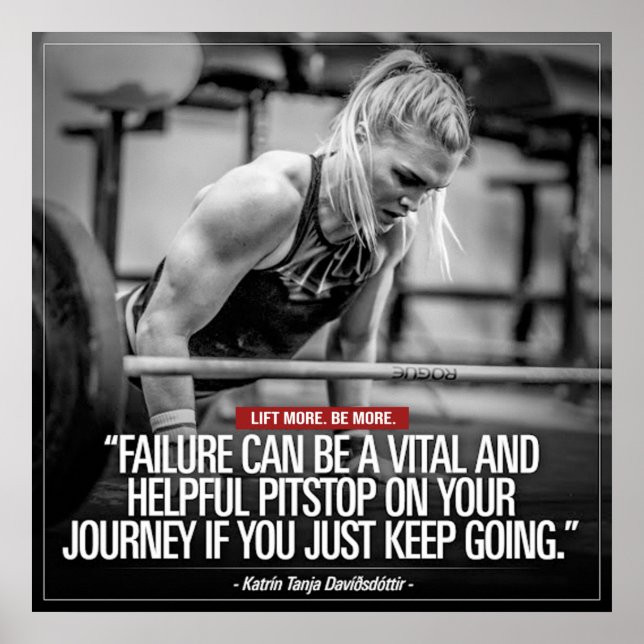 Citação Inspiradora - Poster de Motivação de Worko (Frente)