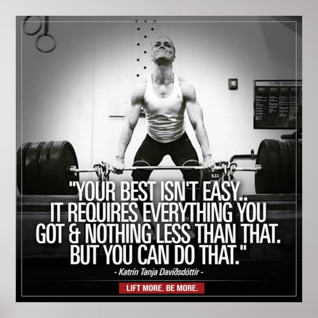 Citação Inspiradora - Poster de Motivação de Worko (Frente)