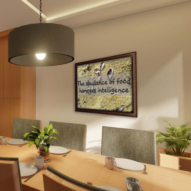 Citação latina sobre inteligência dizendo poster (Criador carregado)