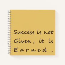 Citação Minimalista de Sucesso "O Sucesso Não é Da