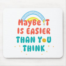 Citação Retro Positiva Mousepad