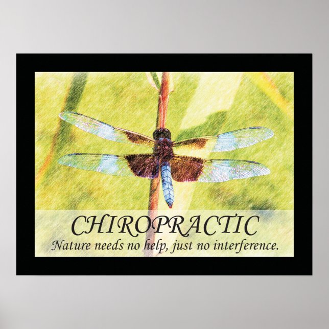 Citações Chiropracáticas e Ditos na Nature Poster (Frente)
