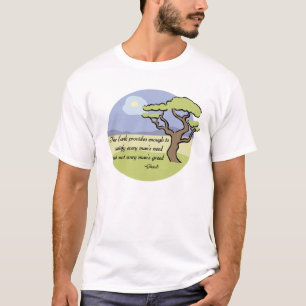 Citações da terra pelo t-shirt de Gandhi