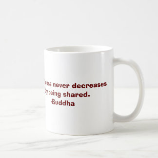 Citações de Buddha sobre a caneca da felicidade