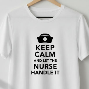 Citações de Enfermeira Engraçadas Camisetas Keep C
