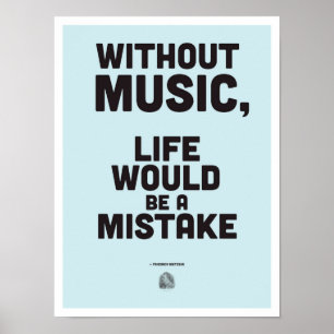 Citações de Friedrich Nietzsche - poster