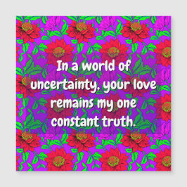 Citações de Irmã (Você é Amada) Flores, Cartão de 