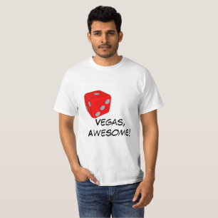 Citações de Vegas & t-shirt dos dados