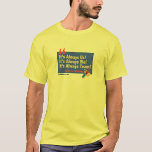 Citações de Williams da arte no t-shirt dos home